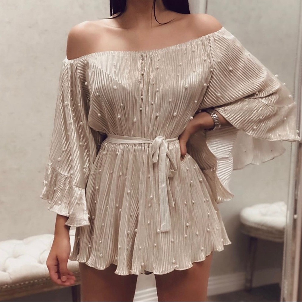Pearl romper from zie boutique